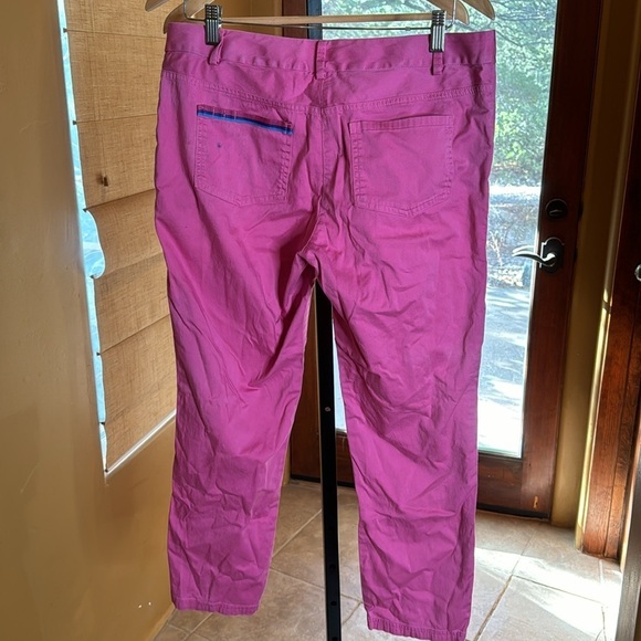 Puma Pink Cotton Stretch Casual w/Pockets Capri Pants Size 12 - Picture 5 of 12